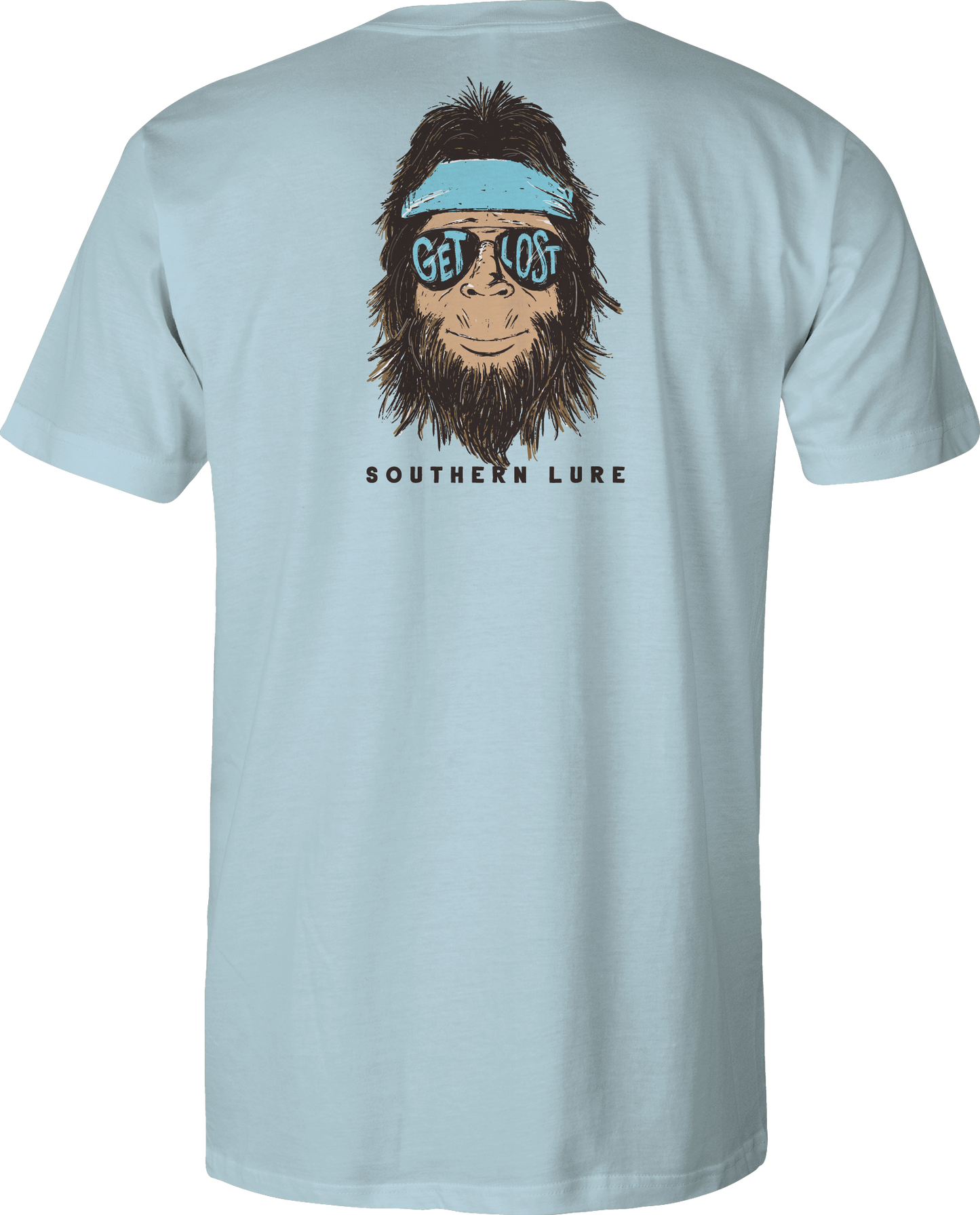 Toddler Short Sleeve Tee Get Lost - Sky Blue