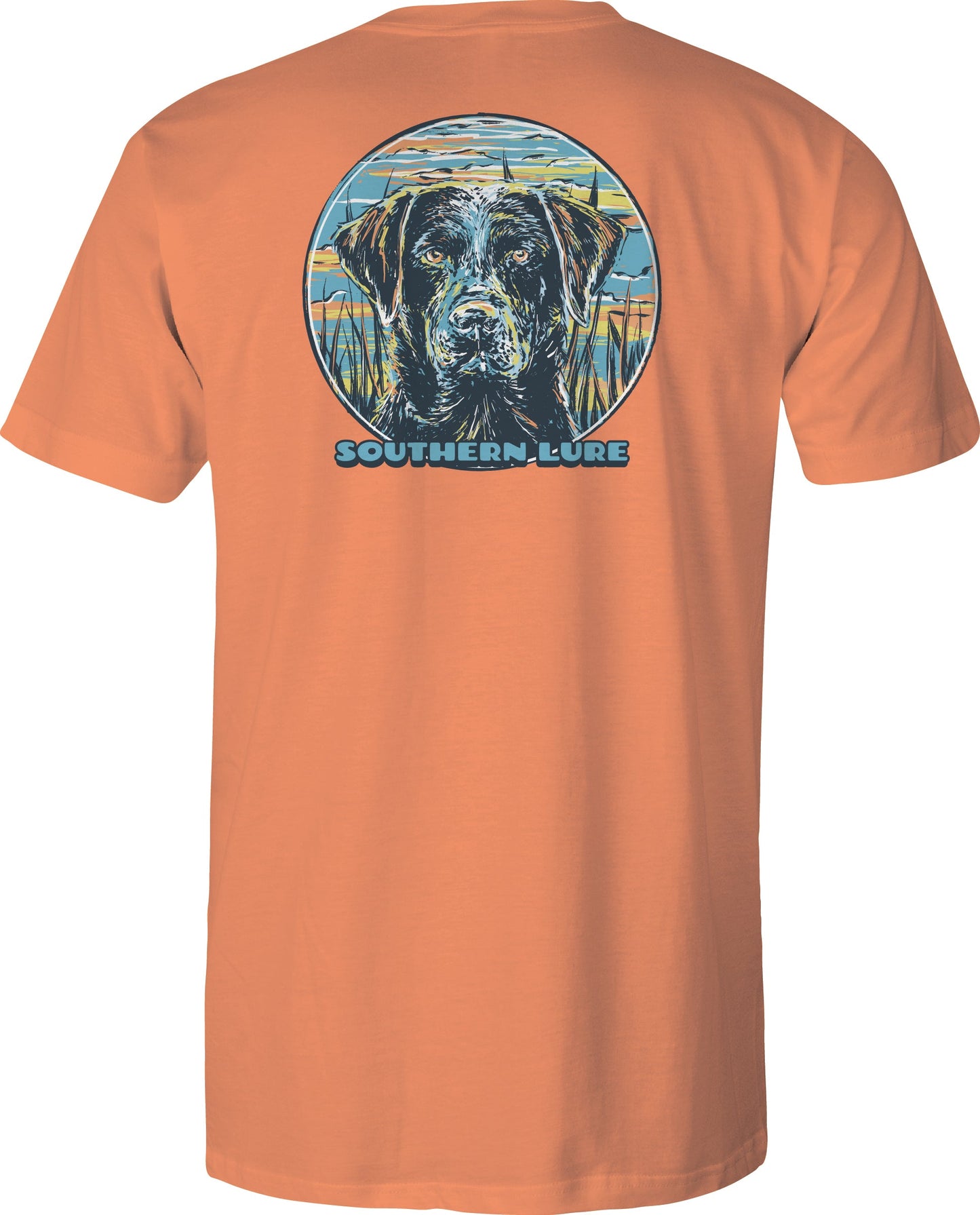 Toddler Short Sleeve Tee Lab Sunset - Melon