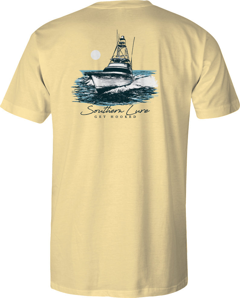 Youth & Toddler Short Sleeve Tee Sport Fisher - Yellow