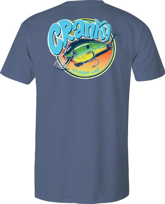 Toddler Short Sleeve Tee Cranky V4 - Slate