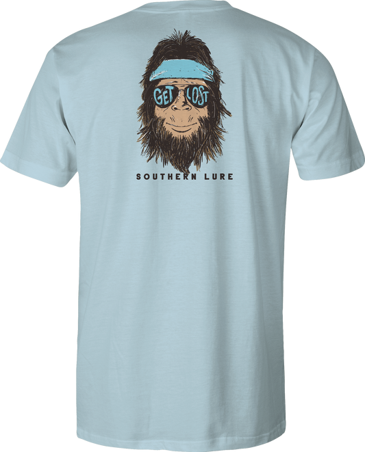 Toddler Short Sleeve Tee Get Lost - Sky Blue
