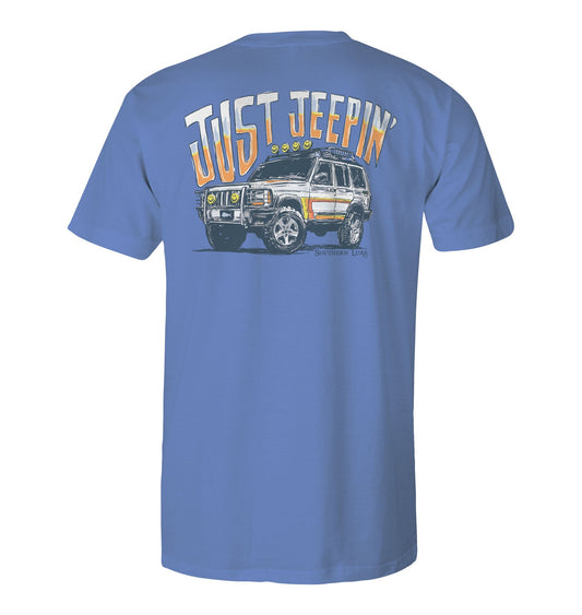 Toddler Short Sleeve Tee - Jeepin - Dusk