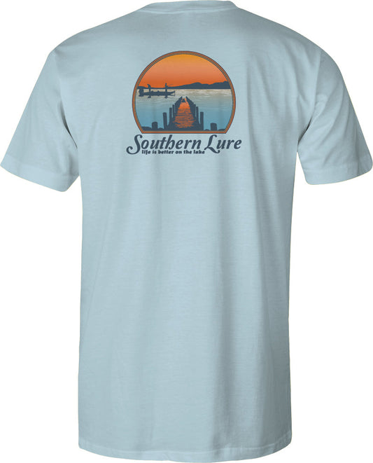 Youth Short Sleeve Tee - Lake Life V2 - Sky Blue