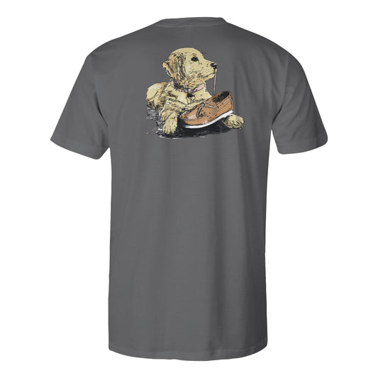 Youth Short Sleeve Tee - Loafer Pup - Pepper
