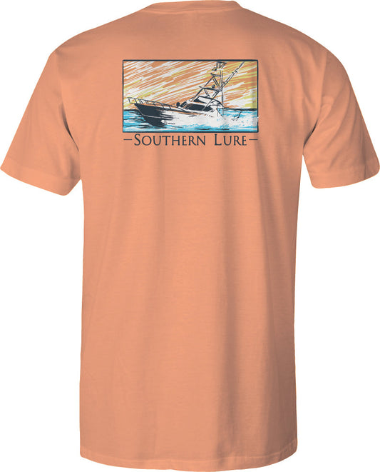 Toddler Short Sleeve Tee Making A Splash - Melon