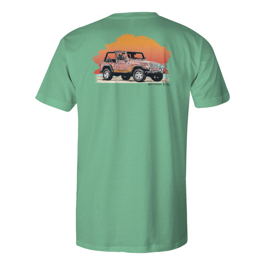 Toddler - SS Tee - Off Road - Seafoam