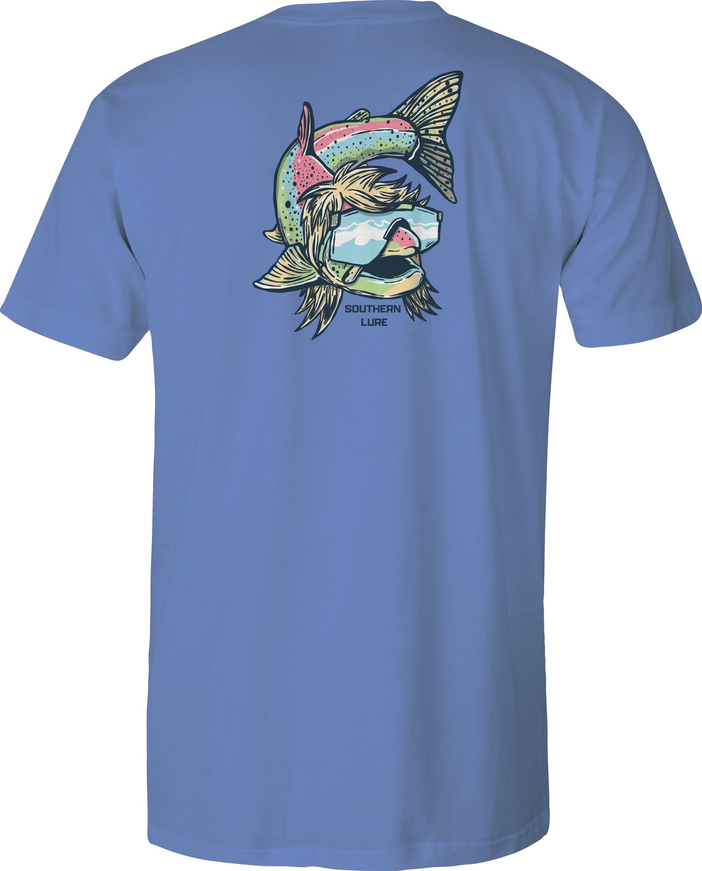Adult Short Sleeve Cotton Tee Shirt Mullet - Dusk