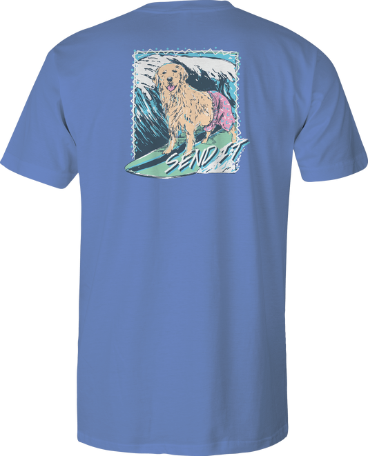 Toddler Short Sleeve T shirt - Send It Surf - Dusk