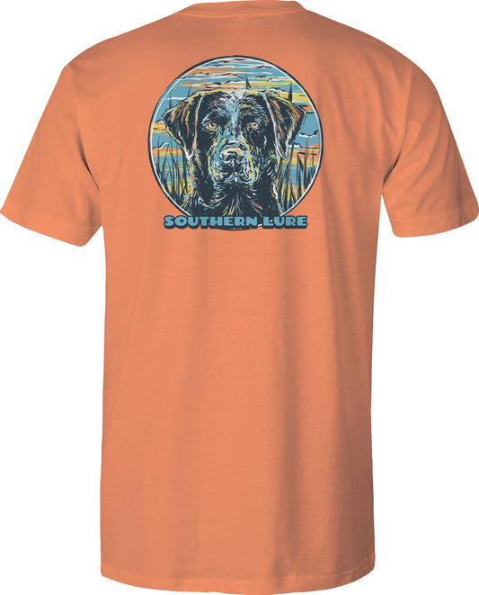 Toddler Short Sleeve Tee Lab Sunset - Melon