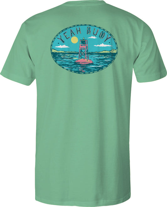 Toddler Short Sleeve Tee  Yeah Buoy - Seafoam
