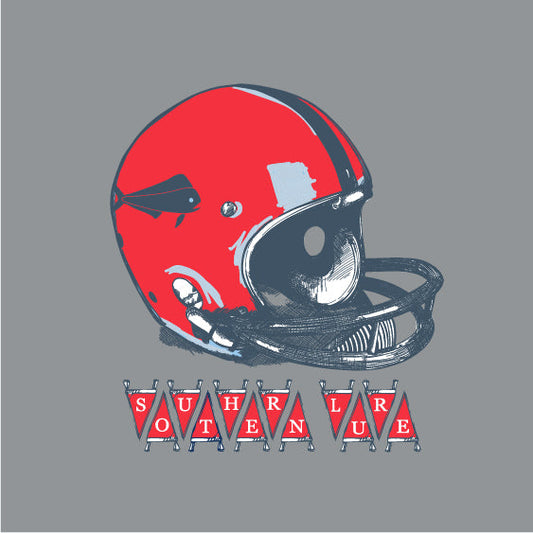 Toddler- Short Sleeve Tee - Football Helmet - Granite